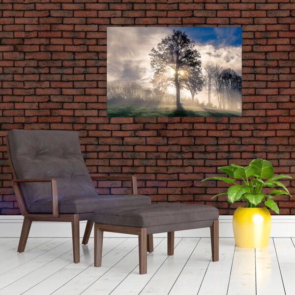 Slika drveta u magli (90x60 cm)