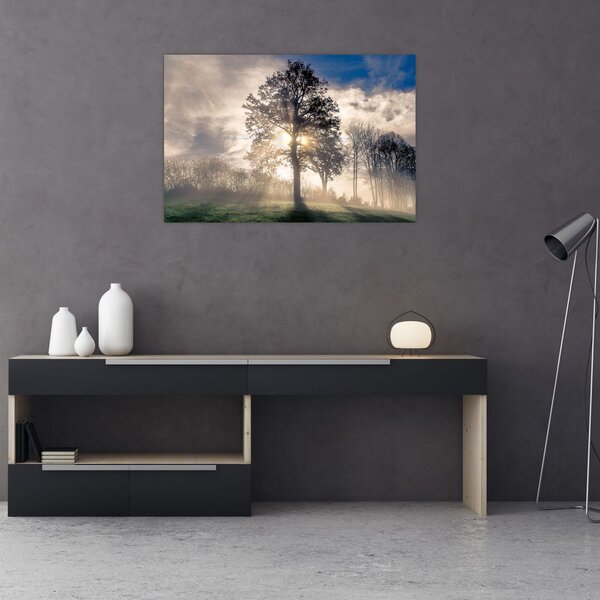 Slika drveta u magli (90x60 cm)