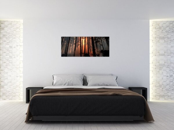 Slika mračne šume (120x50 cm)