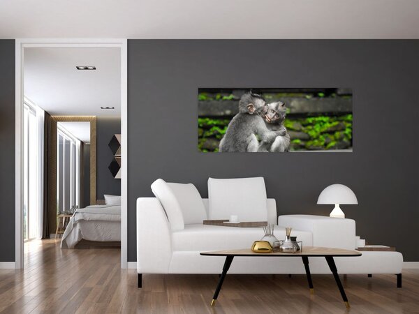Slika - majmuni (120x50 cm)