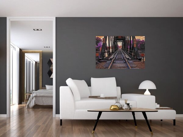 Slika željezničkog mosta (90x60 cm)