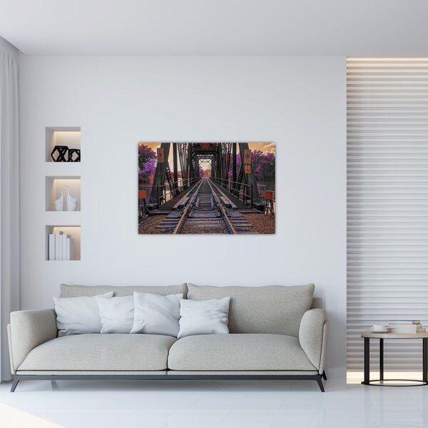 Slika željezničkog mosta (90x60 cm)
