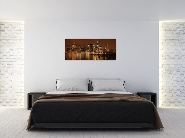 Slika noćnog grada (120x50 cm)