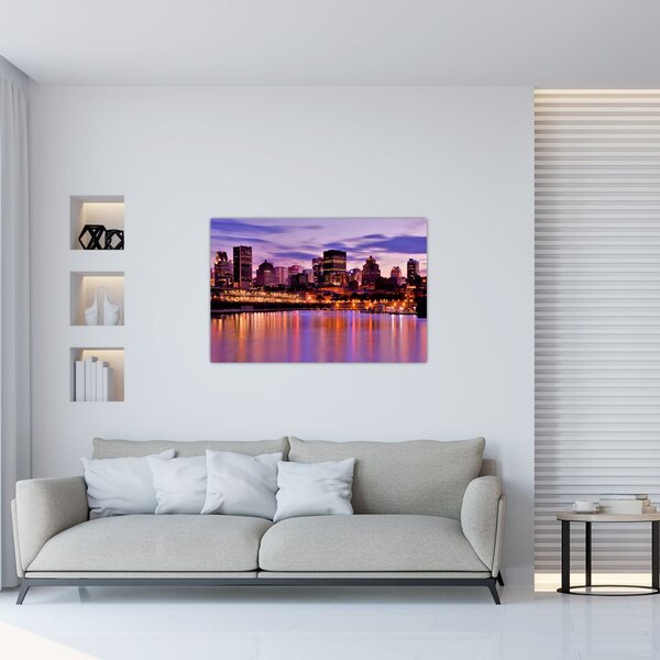 Slika noćnog grada (90x60 cm)