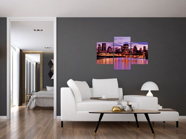 Slika noćnog grada (90x60 cm)