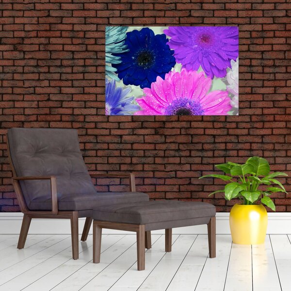 Slika šarenog cvijeća (90x60 cm)