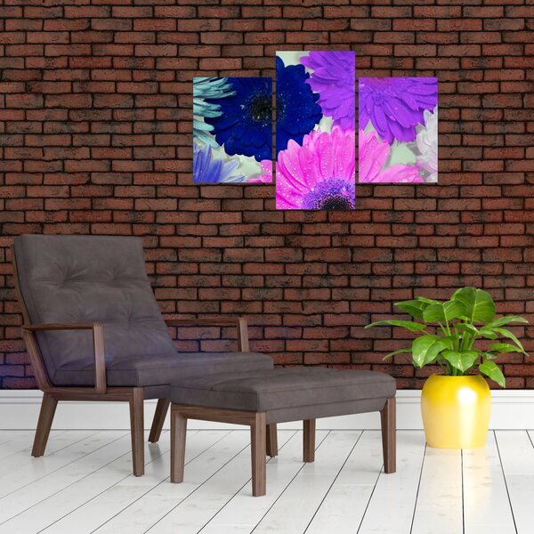 Slika šarenog cvijeća (90x60 cm)