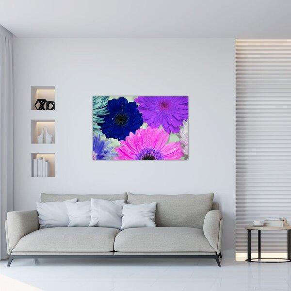 Slika šarenog cvijeća (90x60 cm)