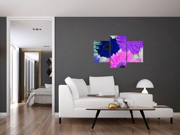 Slika šarenog cvijeća (90x60 cm)