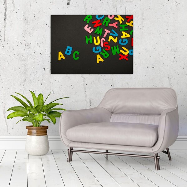 Slika - slova u boji (70x50 cm)