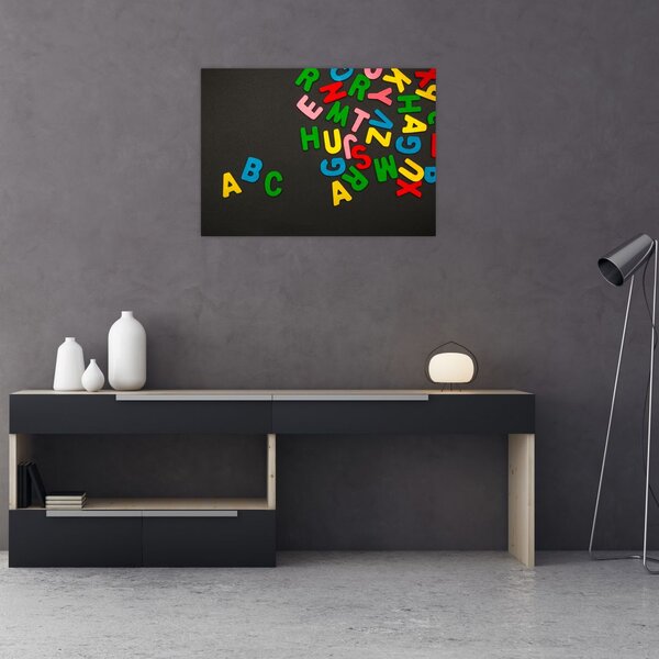 Slika - slova u boji (70x50 cm)