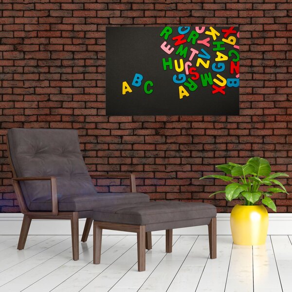 Slika - slova u boji (90x60 cm)