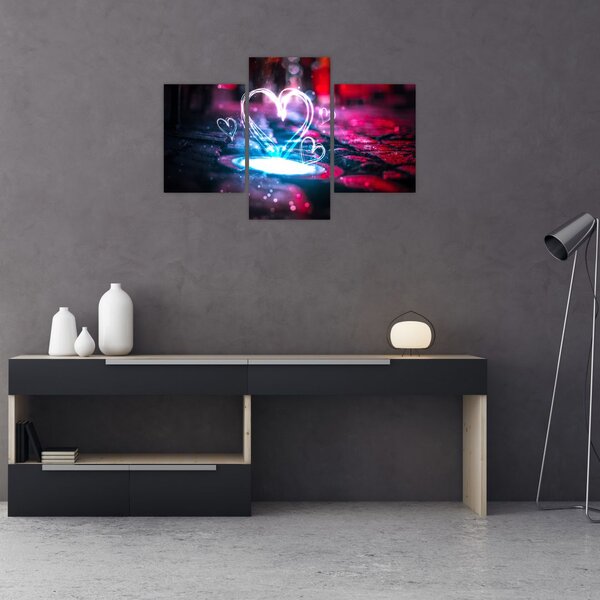 Slika svijetlećeg srca (90x60 cm)
