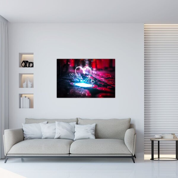 Slika svijetlećeg srca (90x60 cm)