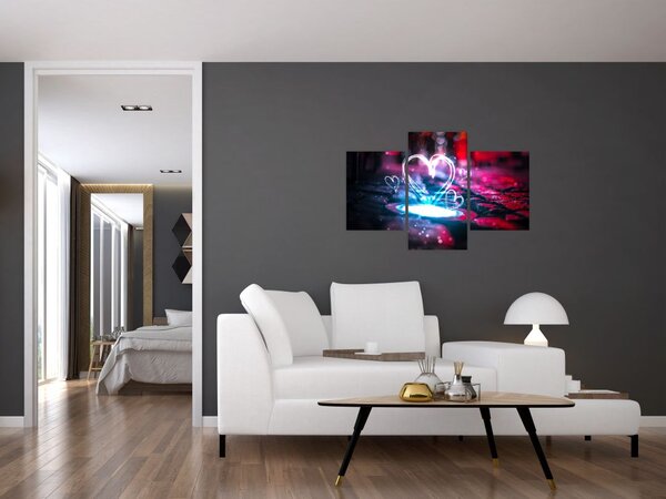 Slika svijetlećeg srca (90x60 cm)