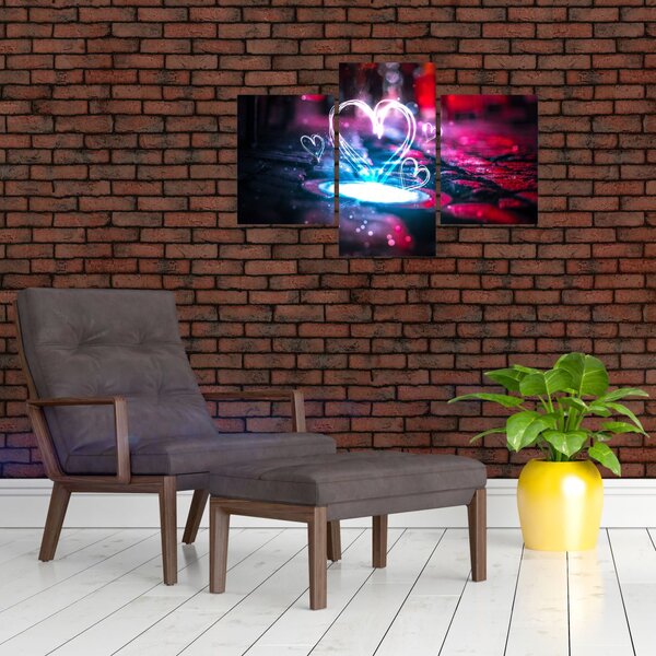 Slika svijetlećeg srca (90x60 cm)