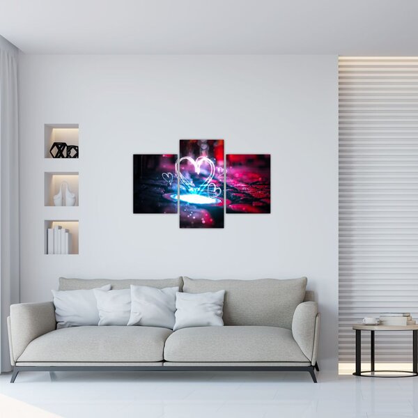 Slika svijetlećeg srca (90x60 cm)