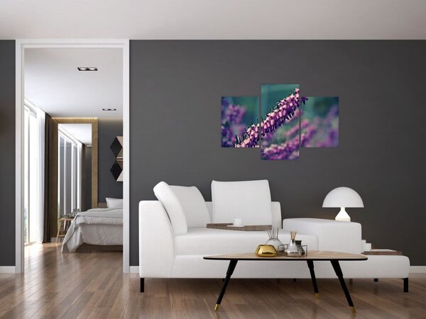 Slika ljubičastog cvijeta (90x60 cm)