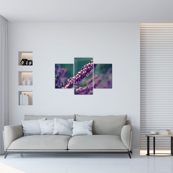 Slika ljubičastog cvijeta (90x60 cm)