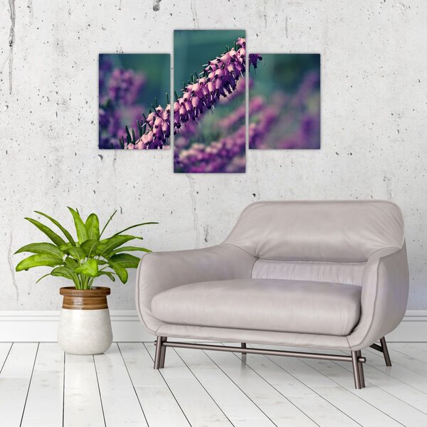 Slika ljubičastog cvijeta (90x60 cm)