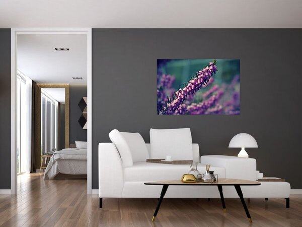 Slika ljubičastog cvijeta (90x60 cm)