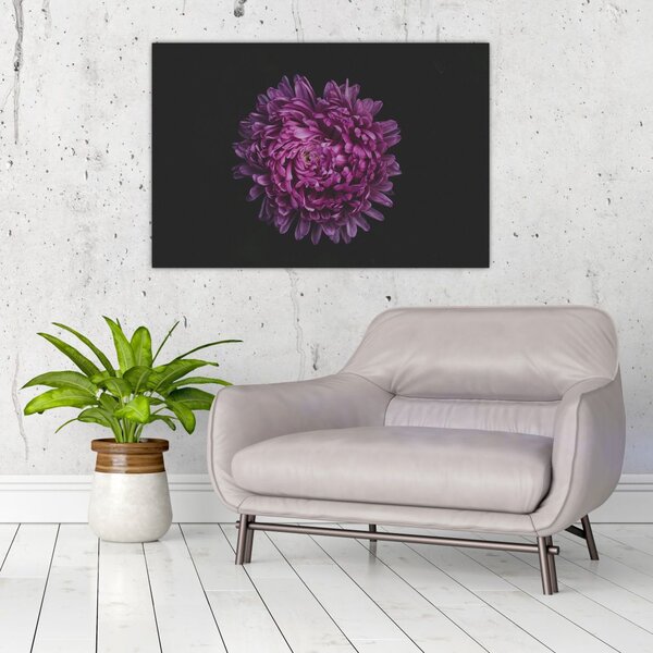 Slika ljubičastog cvijeta (90x60 cm)