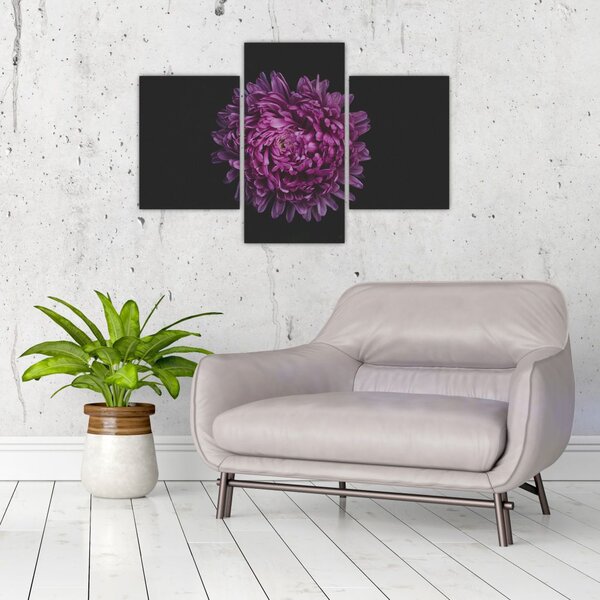 Slika ljubičastog cvijeta (90x60 cm)