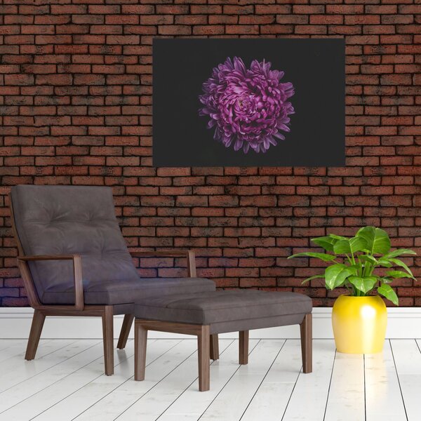 Slika ljubičastog cvijeta (90x60 cm)