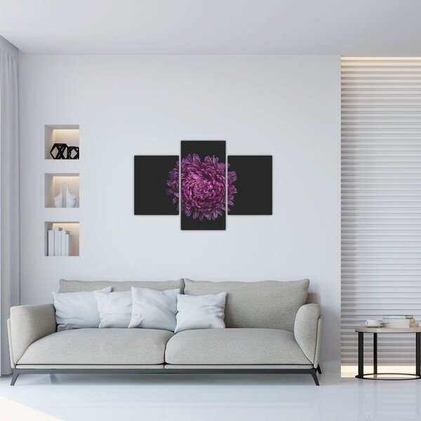 Slika ljubičastog cvijeta (90x60 cm)