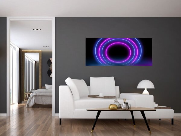Slika obojenih krugova (120x50 cm)