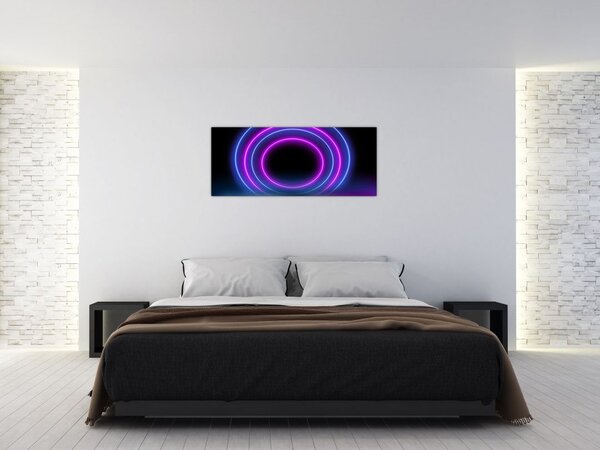 Slika obojenih krugova (120x50 cm)