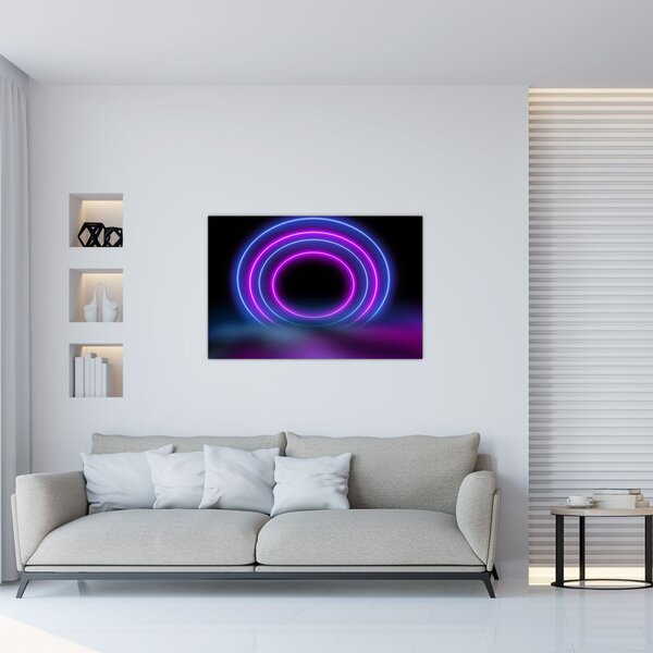 Slika obojenih krugova (90x60 cm)