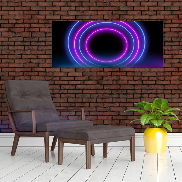 Slika obojenih krugova (120x50 cm)
