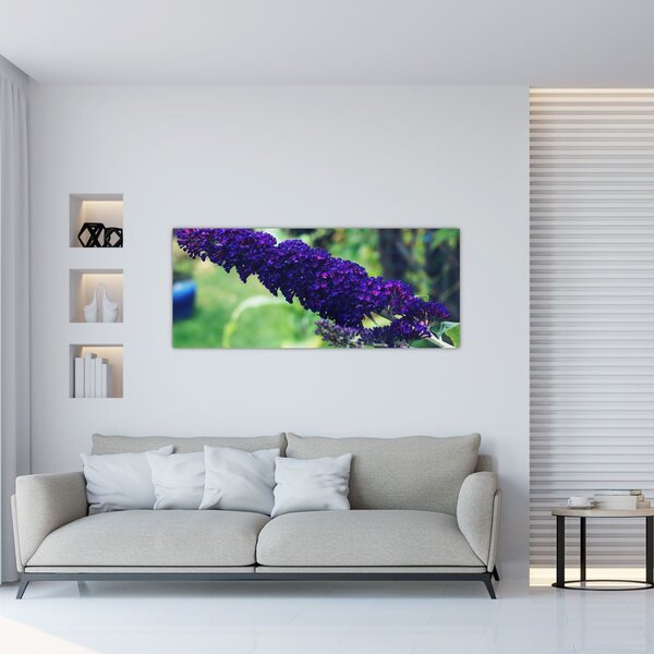 Slika plavog cvijeta (120x50 cm)