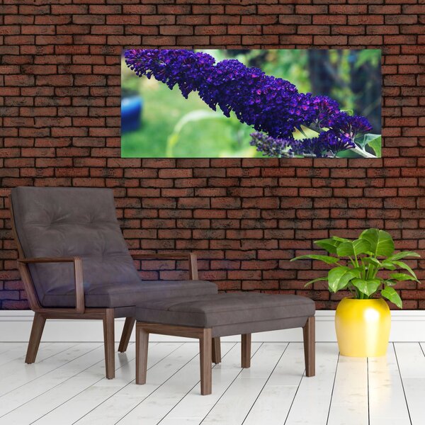 Slika plavog cvijeta (120x50 cm)