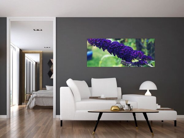 Slika plavog cvijeta (120x50 cm)