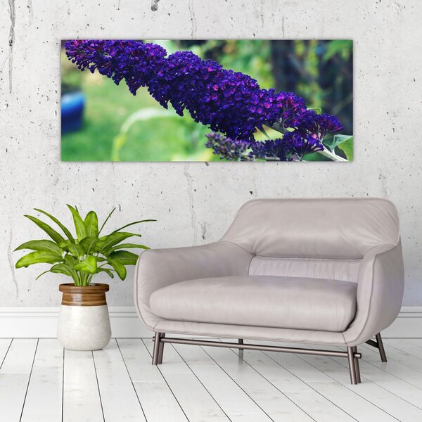Slika plavog cvijeta (120x50 cm)
