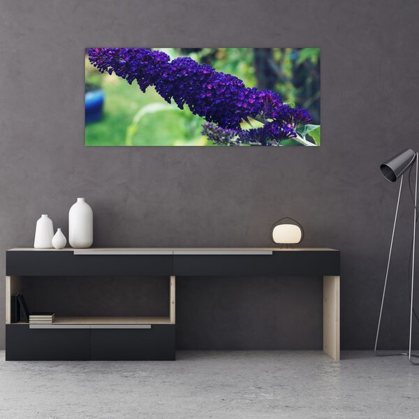 Slika plavog cvijeta (120x50 cm)