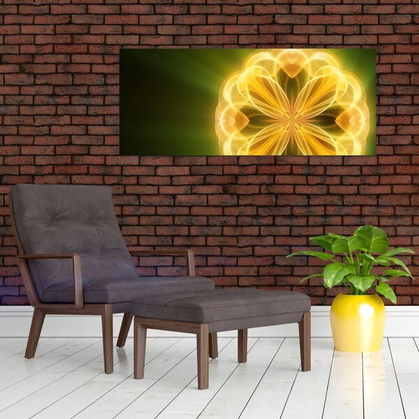 Slika žutog cvijeta (120x50 cm)