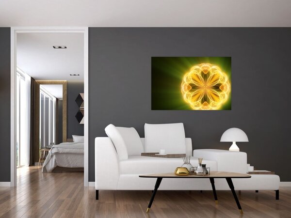 Slika žutog cvijeta (90x60 cm)
