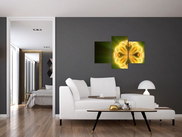 Slika žutog cvijeta (90x60 cm)
