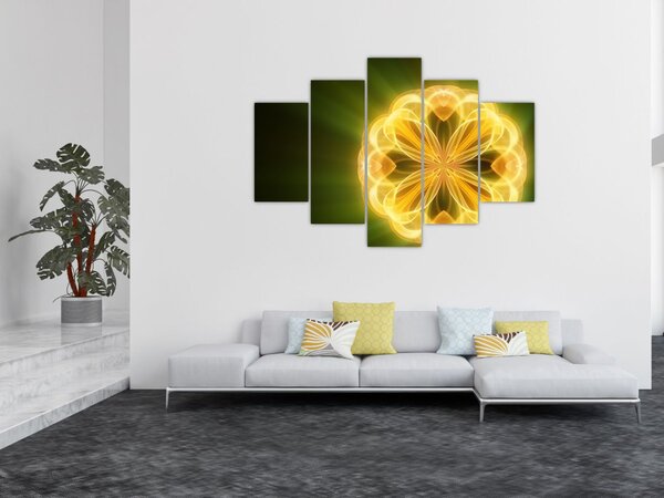 Slika žutog cvijeta (150x105 cm)