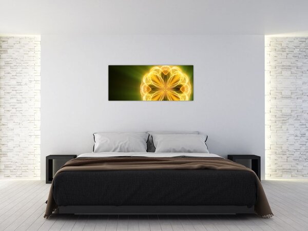 Slika žutog cvijeta (120x50 cm)