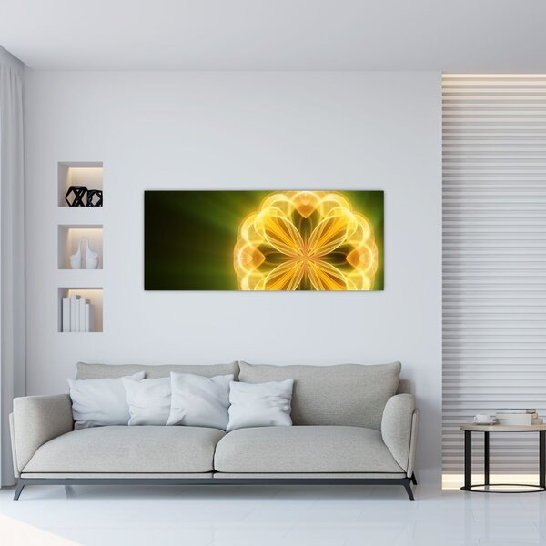 Slika žutog cvijeta (120x50 cm)