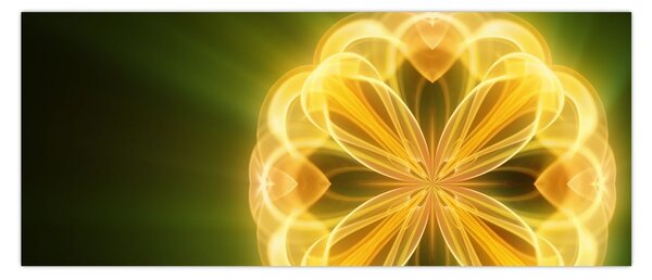 Slika žutog cvijeta (120x50 cm)