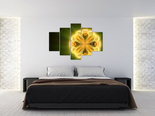 Slika žutog cvijeta (150x105 cm)