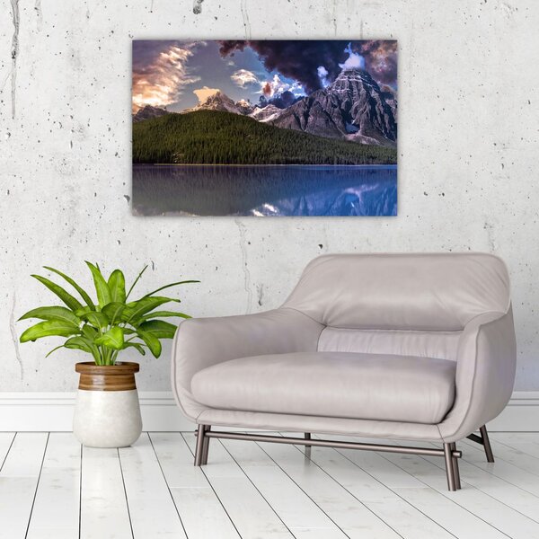 Slika jezera i planina (90x60 cm)