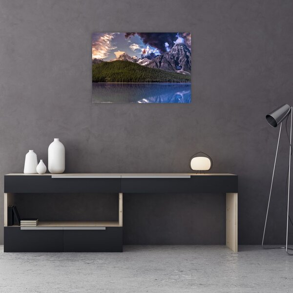 Slika jezera i planina (70x50 cm)
