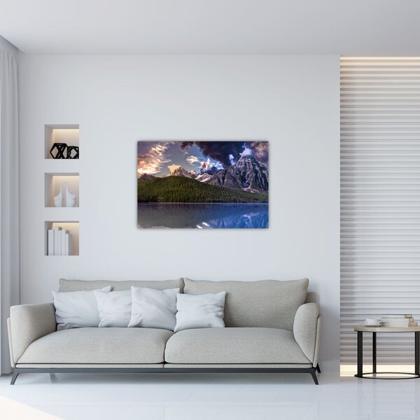 Slika jezera i planina (90x60 cm)