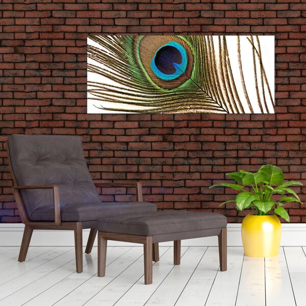 Slika paunovog perja (120x50 cm)